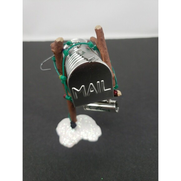 Hallmark Santa's Mailbox Metal S. Claus Vintage 2002  Cookies & Milk Slide Out - Picture 2 of 14